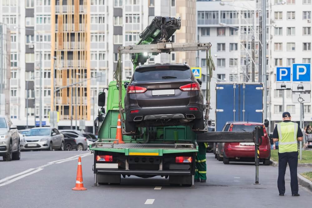 Grúa sacar coche Garaje